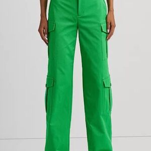Lauren Ralph Lauren Green Cargo Pant  Sz 12